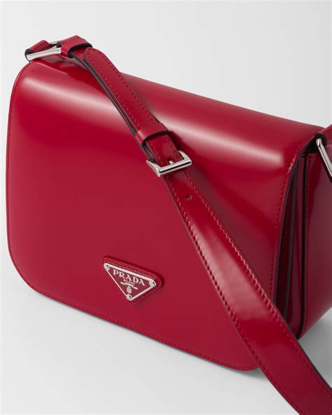 prada leather shoulder bag.